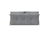 Cubed 160 Wood sovesofa i 565 Twist Granite, set bagfra