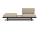 Puri daybed med egetræsbord i 356 Taura Sand, set forfra