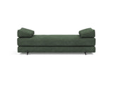 Sigmund Indu daybed i 281 Avella Pine Green, set forfra