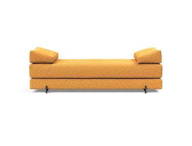 Sigmund Indu daybed i 536 Bouclé Ochre, set forfra