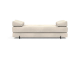 Sigmund Indu daybed i 594 Corduroy Ivory, set forfra