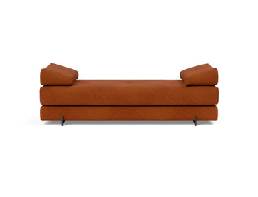 Sigmund Indu daybed i 595 Corduroy Burnt Orange, set bagfra