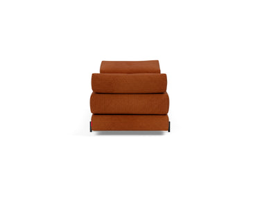 Sigmund Indu daybed i 595 Corduroy Burnt Orange, set fra siden