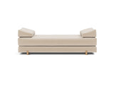 Sigmund Drip daybed i 410 Esina Almond, set forfra
