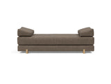 Sigmund Drip daybed i 411 Esina Cedar Brown, set forfra