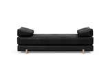 Sigmund Drip daybed i 550 Faunal Black, set forfra