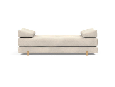 Sigmund Drip daybed i 594 Corduroy Ivory, set forfra