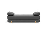 Sigmund Drip daybed i 852 Mahoga Seal Grey, set forfra