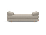 Sigmund Drip daybed i 579 Kenya Gravel, set bagfra