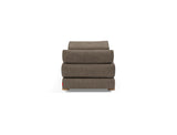 Sigmund Drip daybed i 411 Esina Cedar Brown, set fra siden