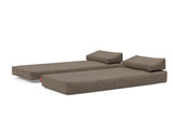 Sigmund Drip daybed i 411 Esina Cedar Brown, som to enkeltsenge