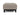 Bifrost D.E.L. ottoman i 472 Yuveno Warm Grey, set forfra