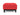 Bifrost D.E.L. ottoman i 511 Elegance Red, set forfra