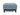 Bifrost D.E.L. ottoman i 525 Mixed Dance Light Blue, set forfra