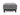 Bifrost D.E.L. ottoman i 563 Twist Charcoal, set forfra