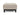 Bifrost D.E.L. ottoman i 612 Blida Sand Grey, set forfra
