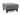 Bifrost D.E.L. ottoman i 563 Twist Charcoal, set skråt bagfra