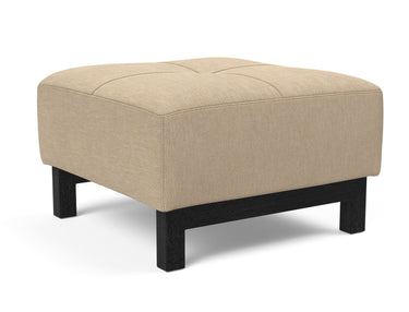Bifrost D.E.L. ottoman i 587 Phobos Mocha, set skråt forfra