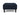 Bifrost D.E.L. ottoman i 528 Mixed Dance Blue, set fra siden