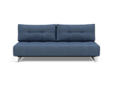 Supremax D.E.L. sovesofa i 302 Weda Blue, set forfra
