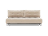 Supremax D.E.L. sovesofa i 410 Esina Almond, set forfra