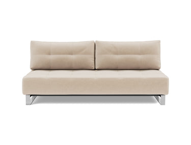 Supremax D.E.L. sovesofa i 410 Esina Almond, set forfra