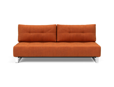 Supremax D.E.L. sovesofa i 412 Esina Rust Orange, set forfra