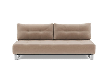 Supremax D.E.L. sovesofa i 417 Esina Mocha, set forfra