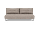 Supremax D.E.L. sovesofa i 472 Yuveno Warm Grey, set forfra