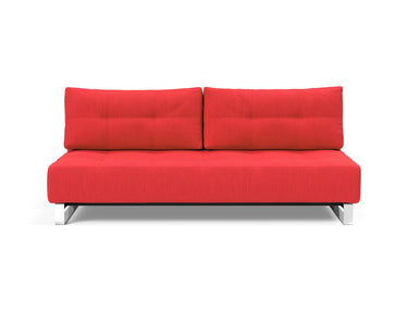 Supremax D.E.L. sovesofa i 511 Elegance Red, set forfra