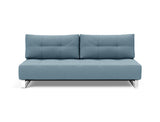 Supremax D.E.L. sovesofa i 525 Mixed Dance Light Blue, set forfra