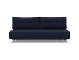 Supremax D.E.L. sovesofa i 528 Mixed Dance Blue, set forfra
