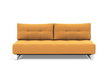 Supremax D.E.L. sovesofa i 536 Bouclé Ochre, set forfra