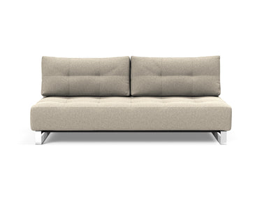 Supremax D.E.L. sovesofa i 539 Bouclé Beige, set forfra