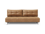 Supremax D.E.L. sovesofa i 551 Faunal Brown, set forfra