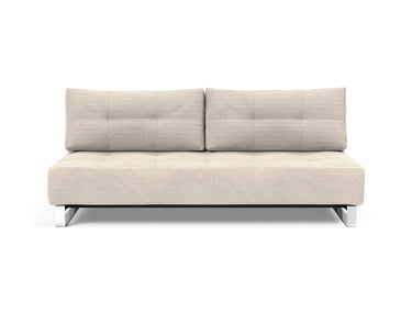 Supremax D.E.L. sovesofa i 594 Corduroy Ivory, set forfra