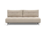 Supremax D.E.L. sovesofa i 612 Blida Sand Grey, set forfra