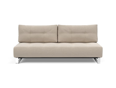 Supremax D.E.L. sovesofa i 612 Blida Sand Grey, set forfra