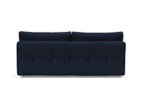 Supremax D.E.L. sovesofa i 528 Mixed Dance Blue, set bagfra