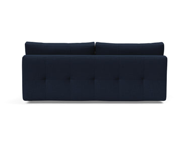 Supremax D.E.L. sovesofa i 528 Mixed Dance Blue, set bagfra