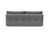 Supremax D.E.L. sovesofa i 563 Twist Charcoal, set bagfra