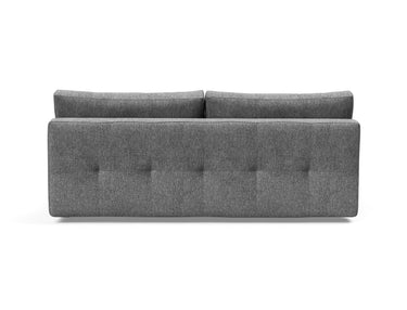 Supremax D.E.L. sovesofa i 563 Twist Charcoal, set bagfra