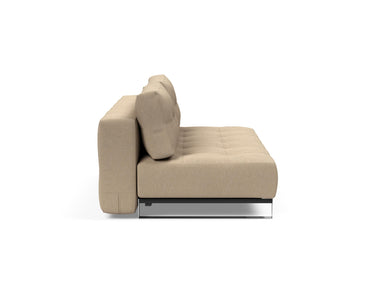 Supremax D.E.L. sovesofa i 587 Phobos Mocha, set fra siden