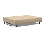Supremax D.E.L. sovesofa i 587 Phobos Mocha, slået ud til seng