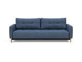 Pyxis D.E.L. sovesofa i 302 Weda Blue, set forfra