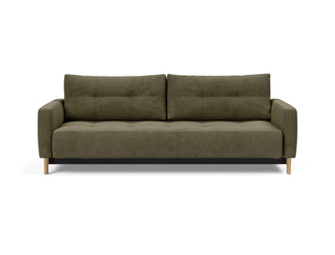 Pyxis D.E.L. sovesofa i 316 Cordufine Pine Green, set forfra