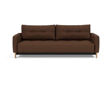 Pyxis D.E.L. sovesofa i 359 Taura Cappuccino, set forfra