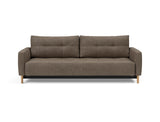 Pyxis D.E.L. sovesofa i 411 Esina Cedar Brown, set forfra