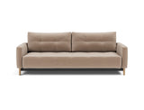 Pyxis D.E.L. sovesofa i 417 Esina Mocha, set forfra