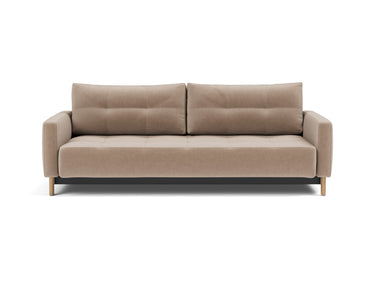 Pyxis D.E.L. sovesofa i 417 Esina Mocha, set forfra